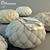 Luxury Ottoman Pouf - Fabric & Leather - 1000mm x 450mm 3D model small image 1