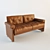 Elegant Coronado Sofa 3D model small image 1