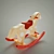 Premium Rocking Horse for Kids 3D model small image 2