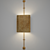Elegant Brass Wall Sconces 3D model small image 1