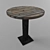 Industrial Loft Round Table 3D model small image 1