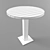 Industrial Loft Round Table 3D model small image 2