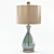 Elegant Blown Meena Table Lamp 3D model small image 1