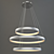 Rainbow Chandelier: Plattling Elegance 3D model small image 1