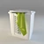 Stylish Laundry Basket 3D model small image 1