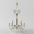 Elegant Crystal Chandelier 3D model small image 1