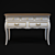 Classic Flailife Console with Carved Details 3D model small image 1