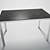 Sleek Ozzio Sunny Table 3D model small image 1