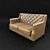 Cozy Modern Sofa 3D model small image 2