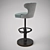 Nautical-inspired Captain's Bar Stool 3D model small image 2