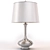 Sleek Chrome Tempo Lamp Pair 3D model small image 1