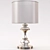Rebecca Brushed Steel Table Lamp 3D model small image 1