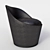 Title: SHELL Armchair: Sleek Elegance 3D model small image 1