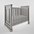 Elegant Marlowe Panel Cribs 3D model small image 3