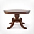 Modern JF-886 Round Dining Table 3D model small image 1