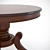 Modern JF-886 Round Dining Table 3D model small image 3