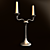 Mystic Glow: Abra Candle Holder 3D model small image 1
