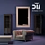 Elegant DV Home Furniture Set 3D model small image 1