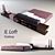 Sleek Il Loft Galaxy Bed 3D model small image 2