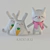 Cuddly Companions for Kids: Cat and Bunnies 3D model small image 1