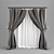 Elegant Curtain Solution: Zanaveska 3D model small image 1
