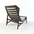 Sophisticated Modern Armchair 3D model small image 2