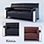 Elegant Office Sofa Rhein 3D model small image 1