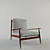 Vintage Inspired Retro Chair 3D model small image 1