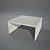 Carved Coffee Table 3D model small image 1