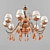 Emme Pi Light: Sleek and Elegant Pendant Chandelier 3D model small image 1