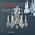 Title: Baccarat Zenith 6L Chandelier 3D model small image 1