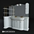 Eurodesign Hilton: Luxury Bathroom Furniture 3D model small image 1