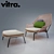 Lounge in Luxury: Vitra Slow Chair 3D model small image 1