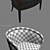 Elegant Art Deco Armchair 3D model small image 3