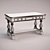 Turnbridge Trestle Writing Desk 3D model small image 2