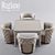 Elegant Rugiano Giotto Set 3D model small image 1