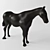 Elegant Equine Figurine 3D model small image 1