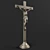 Catholic Savior Table Cross 3D model small image 3