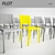 Modern PLOT Chair: Sleek Design 3D model small image 2