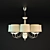 Ivory Chandelier - H51xL60 3D model small image 1