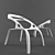 Futurist Chair: Bold Innovation 3D model small image 1