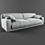 Modern Doyle Sofa 3D model small image 1