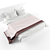 Cozy Sleep Set: IKEA KROKRIS Blanket, Pillows & Quilted Bedspread 3D model small image 2