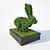 Whimsical Bunny Topiary 3D model small image 2