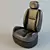 Leather Jeep Car Seat 3D model small image 1