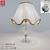 Elegant Gold Table Lamp - Belle Epoque 3D model small image 1