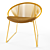 Sleek Wire Chair | 3ds Max + Vray | FBX Format 3D model small image 1