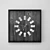 Title: Scandinavian-Style Domino Clock 3D model small image 1