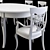 Stella Del Mobile Table Chairs 3D model small image 8