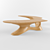 Sleek Wooden Table 3D model small image 1